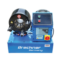 Pressatubi oleodinamici Pressa per crimpare tubi oleodinamici alta pressione per tubi fi6-51mm 220V 3kW con cambio rapido Breckner Germany