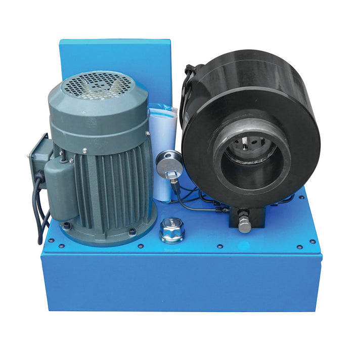 Pressatubi oleodinamici Pressa per crimpare tubi oleodinamici alta pressione per tubi fi6-51mm 220V 3kW con cambio rapido Breckner Germany