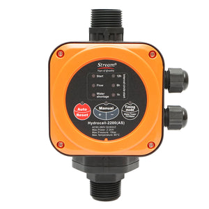 Pressostato elettronico automatico 2.2KW, 220V per pompa dell'acqua, 15 bar, serbatoio incorporato 1L HYDROCALL-2200AS