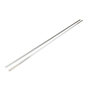 Profilo in alluminio per strip LED 15,8x15,8x2000mm, applicato angolo interno 90 gradi con diffusore opaco, striscia massima 12mm