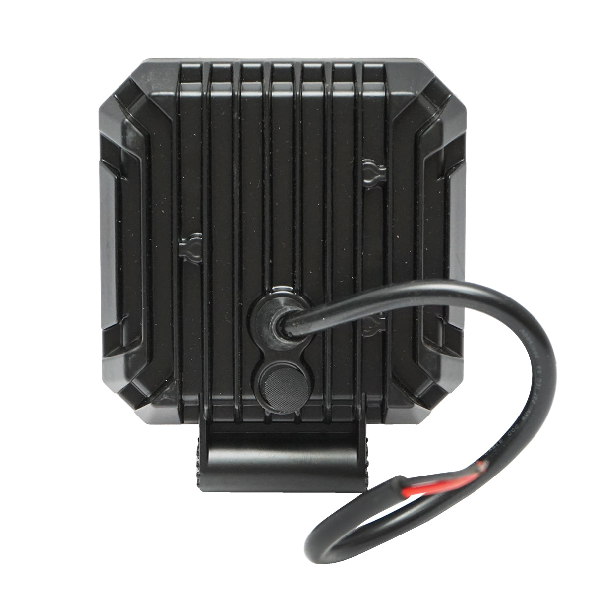 Proiettore con 16 LED, 10-30V, 25W, 101x101x32mm, con accessori di montaggio, Breckner Germany.