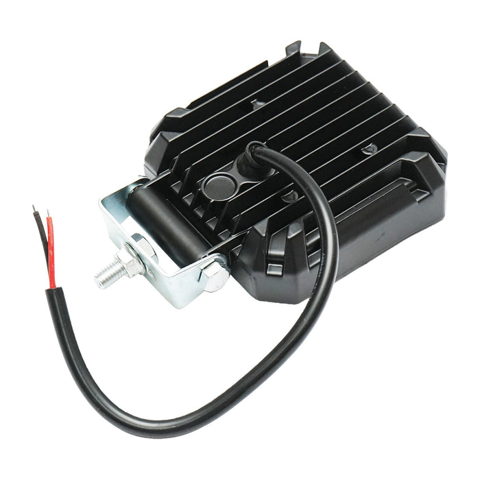 Proiettore con 16 LED, 10-30V, 25W, 101x101x32mm, con accessori di montaggio, Breckner Germany.