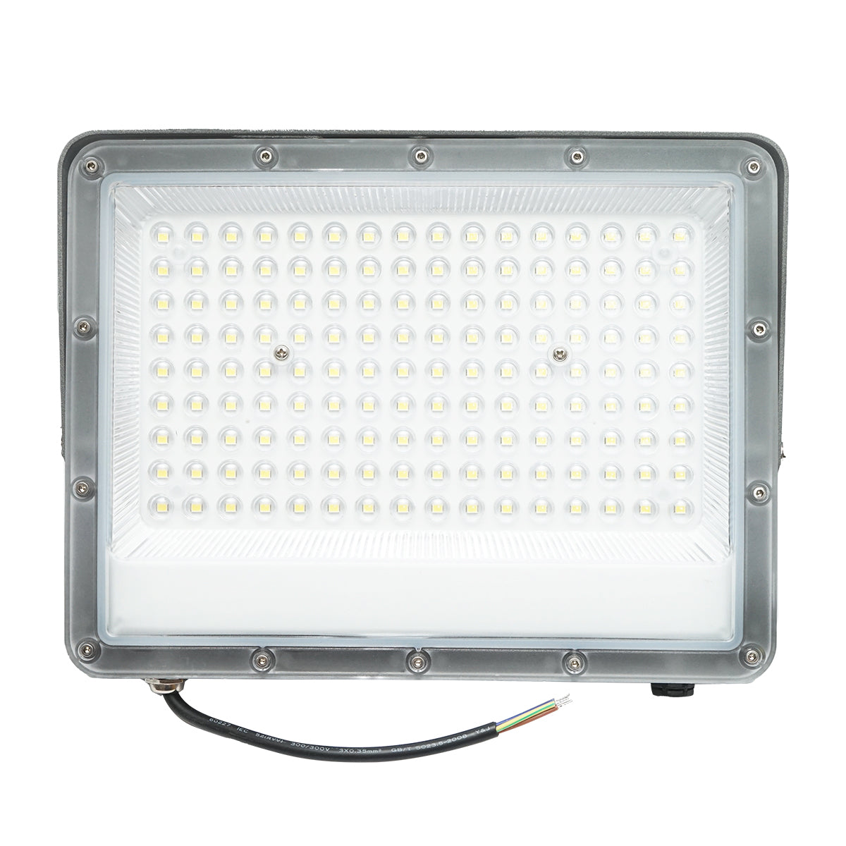 Proiettore LED 100W, 220V, 6500K, IP66, 270x208x25mm