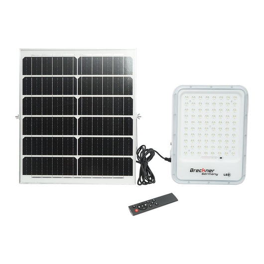 Proiettore LED 20W con pannello solare 35W, telecomando, batteria 3,2V/30Ah