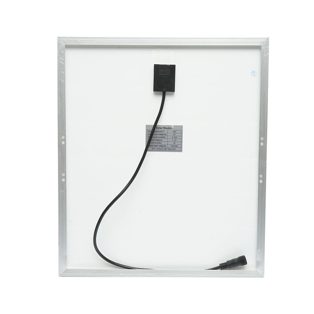 Proiettore LED 20W con pannello solare 35W, telecomando, batteria 3,2V/30Ah