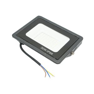 Proiettore LED 30W, 220V, 6500K, 160x120x28mm IP66