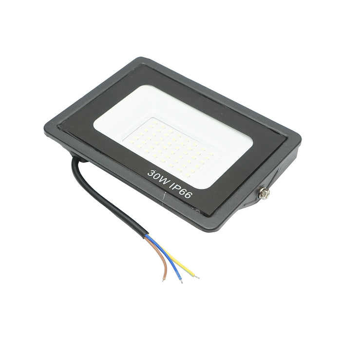 Proiettore LED 30W, 220V, 6500K, 160x120x28mm IP66