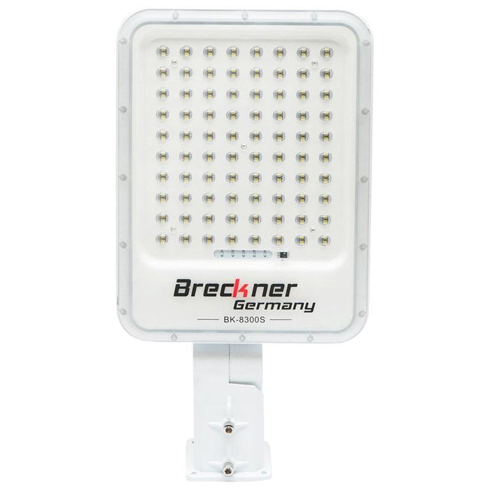 Proiettore LED da 30W con pannello solare e batteria da 3,2V/40Ah e supporto snodato