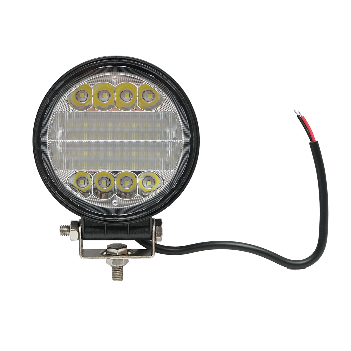 Proiettore LED, 10-30V, 72W, 113x132x30mm, con accessori di fissaggio, Breckner Germany.