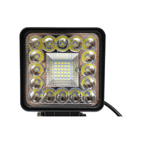 Proiettore quadrato con LED e SMD, 198W, 12V/24V, 10-30V, Breckner Germany