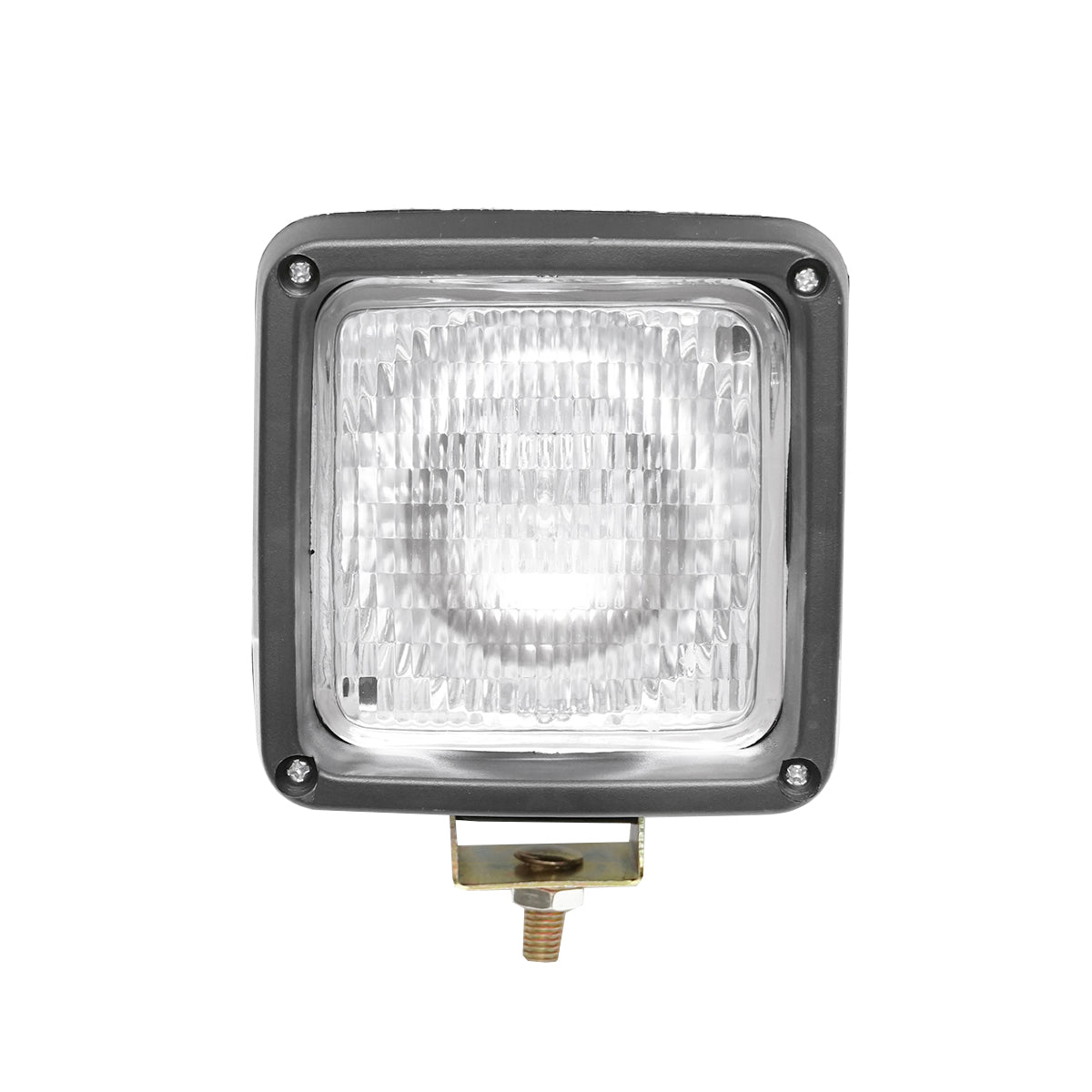Proiettore quadrato L=100mm, per lampadina alogena H3, 12V 55W - 24V 70W, senza lampadina