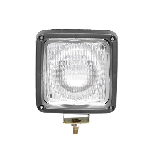 Proiettore quadrato L=100mm, per lampadina alogena H3, 12V 55W - 24V 70W, senza lampadina