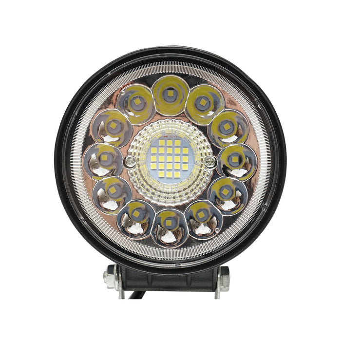 Proiettore rotondo Led e SMD, 198W, 12V/24V, 10-30V, Breckner Germany