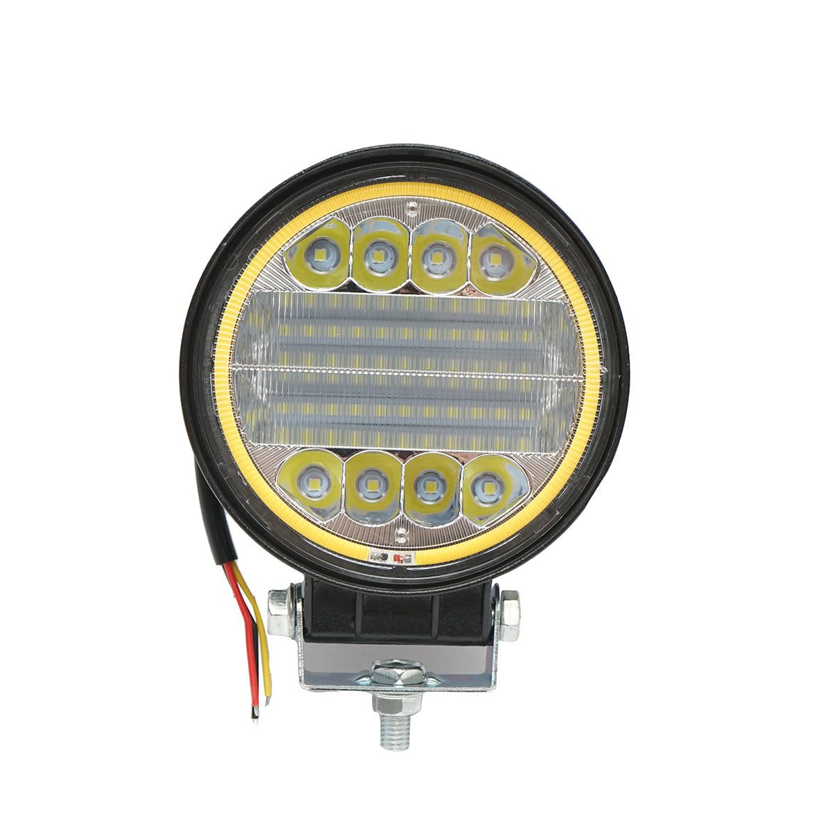 Proiettore rotondo LED-SMD, 10-30V, 72W, 113x132x30mm, Breckner Germany.