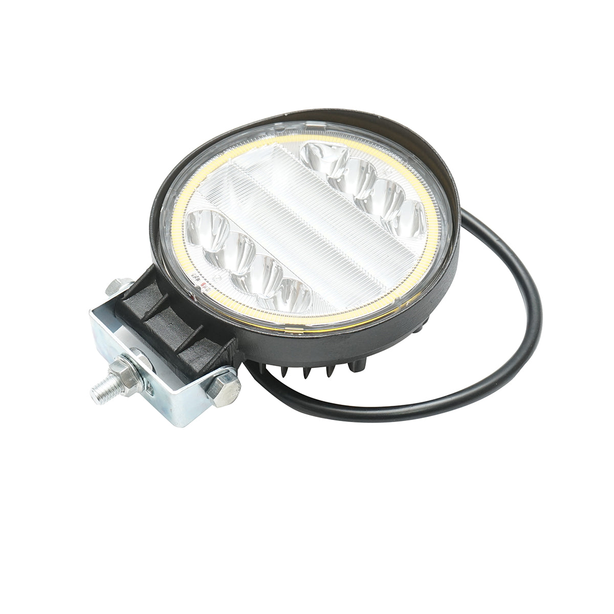 Proiettore rotondo LED-SMD, 10-30V, 72W, 113x132x30mm, Breckner Germany.