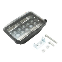 Proiettore/lampada slim con visiera, 78W, 4 zone SMD e 6 LED con lente, 10-30V, 12V/24V, Breckner Germany