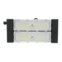 Proiettori LED 100W, 220V, 6500K, IP67 nero 410x380x155mm