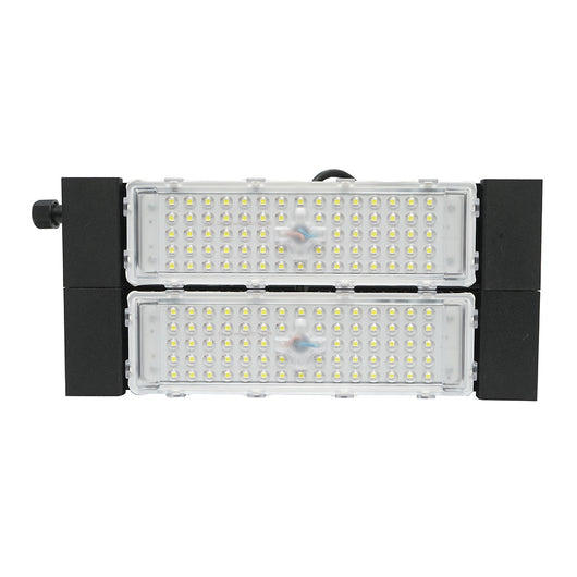 Proiettori LED 100W, 220V, 6500K, IP67 nero 410x380x155mm