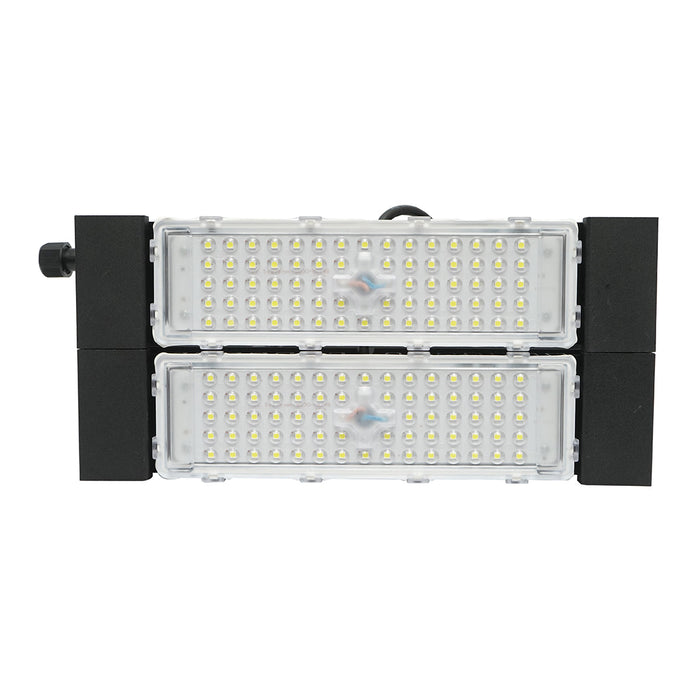 Proiettori LED 100W, 220V, 6500K, IP67 nero 410x380x155mm