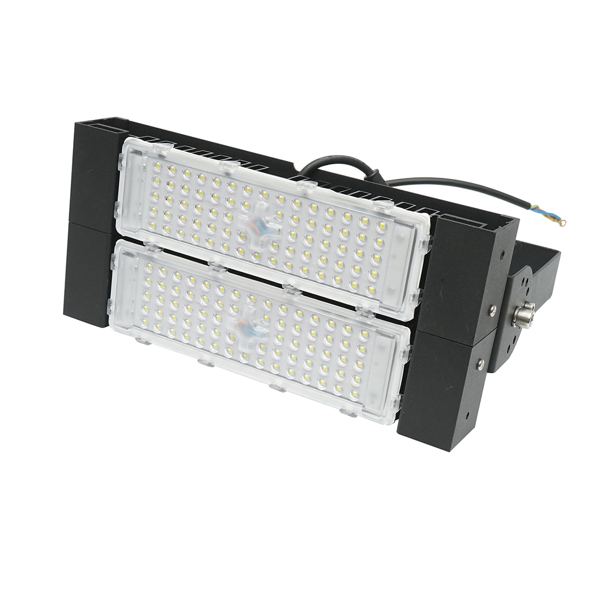 Proiettori LED 100W, 220V, 6500K, IP67 nero 410x380x155mm