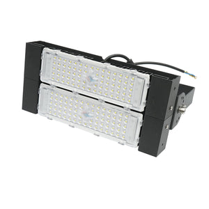 Proiettori LED 100W, 220V, 6500K, IP67 nero 410x380x155mm