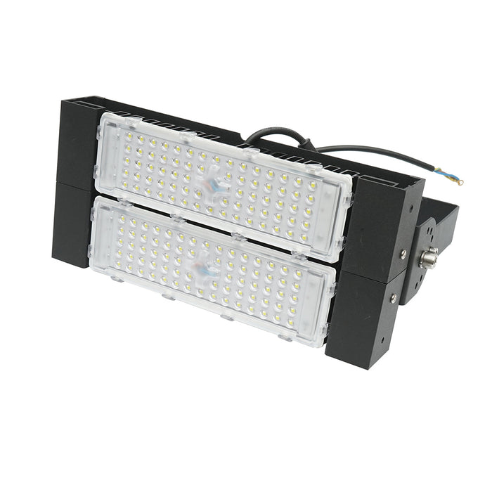 Proiettori LED 100W, 220V, 6500K, IP67 nero 410x380x155mm
