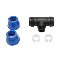 Quadrato a T di compressione con filettatura esterna maschio a 90 gradi D25x25mmx3/4, PN16 bar per sistemi di irrigazione