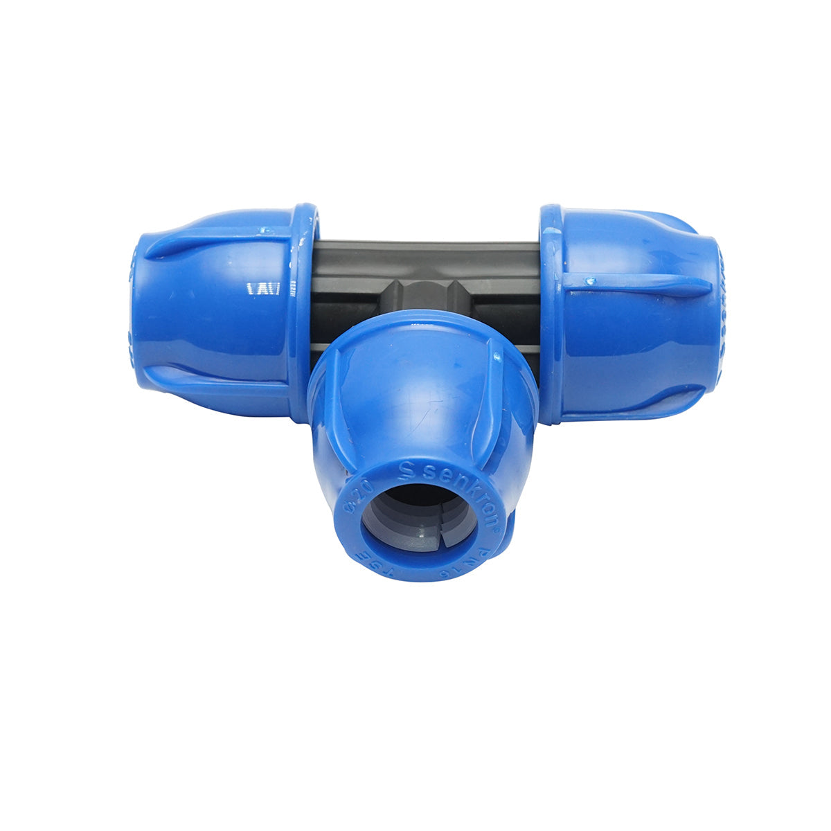 Quadrato a T di compressione uguale D20x20x20 mm PN16 per sistemi di irrigazione