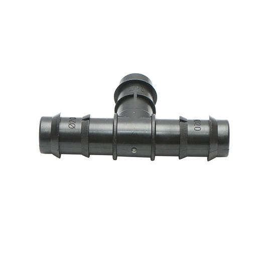 Quadrato a T, connettore per tubo di gocciolamento D20x20x20mm per sistemi di irrigazione
