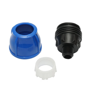 Raccordo a compressione con filettatura esterna D32mmx1/2 pollice, PN16 per sistemi di irrigazione