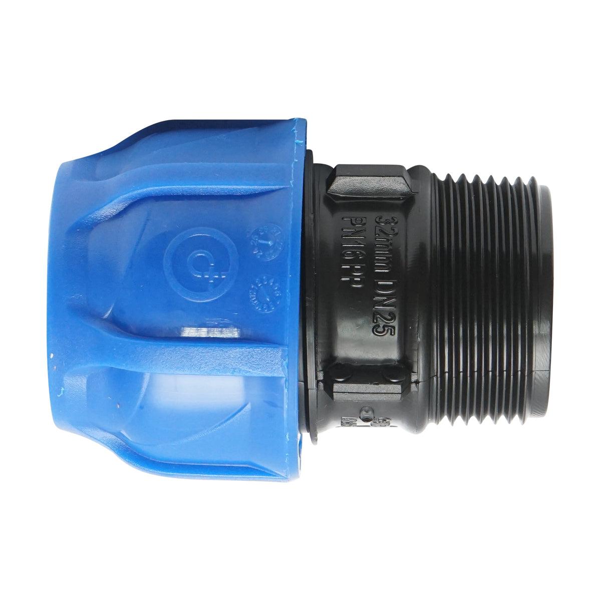 Raccordo Compressione PN16-32 x 1 1/4" Manicotto Raccordo Tubi per sistemi di irrigazione