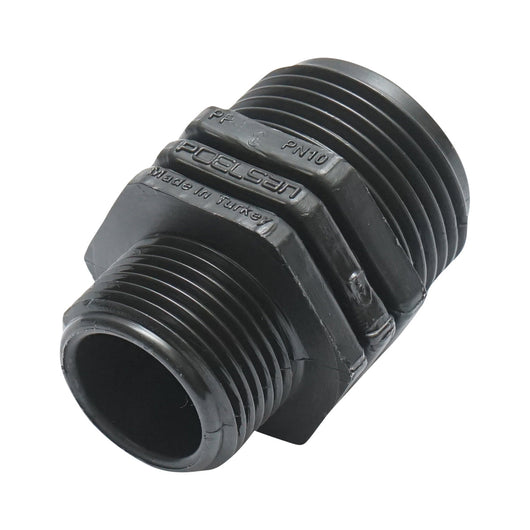Raccordo di riduzione con filettatura esterna D1x3/4 pollici, PN10 per sistemi di irrigazione