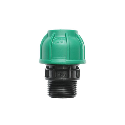 Raccordo Maschio a compressione 25mm X 1", per sistemi di irrigazione Manicotto Raccordo Tubi Raccordo di giunzione a compressione 25mm X 1" per sistemi di irrigazione