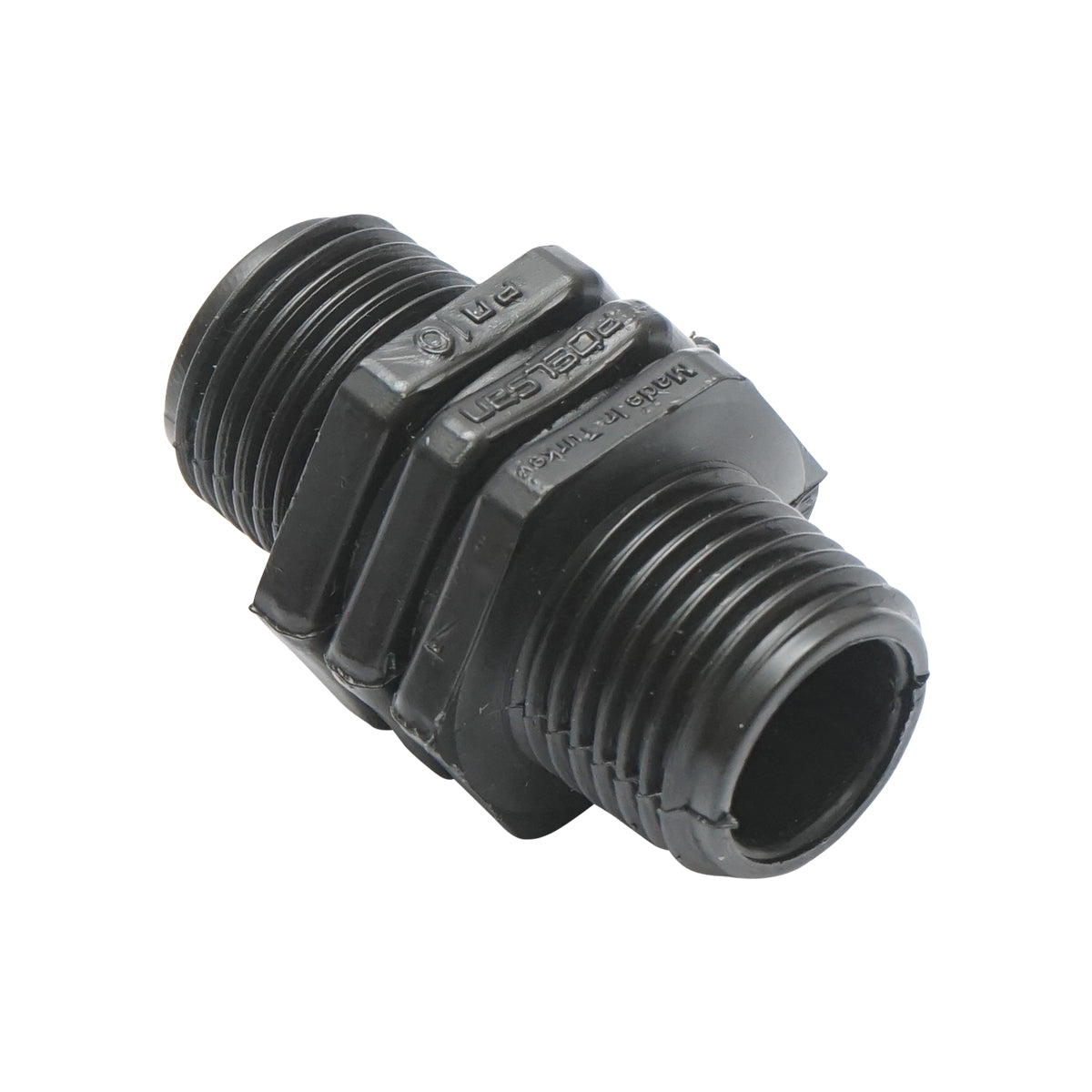 Raccordo maschio filettato D1/2 x 1/2 pollici per sistemi di irrigazione PN10.