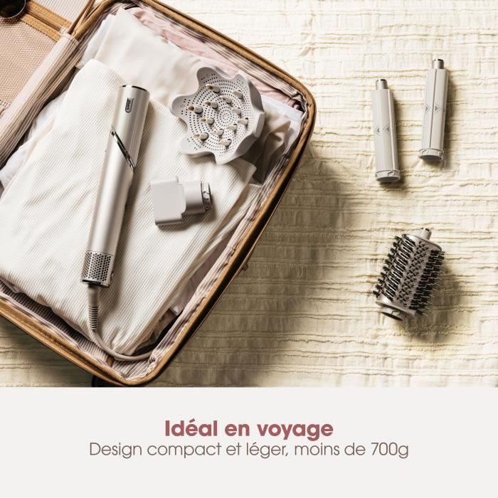 Asciugacapelli e styler 2 in 1 - SHARK FLEXSTYLE - HD446SLEU - 5 accessori - Champagne - 1400 W