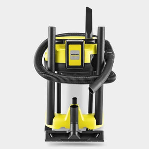 Aspirapolvere e acqua senza fili KARCHER WD 3-18 S V-17/20 - Acciaio - 17 l - Giallo