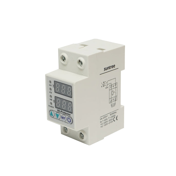 Relè digitale 40A per monitoraggio e protezione da sottotensione e sovratensione 220V, LDVP1-40A