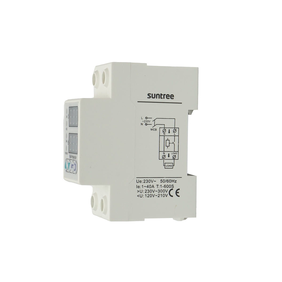 Relè digitale 40A per monitoraggio e protezione da sottotensione e sovratensione 220V, LDVP1-40A