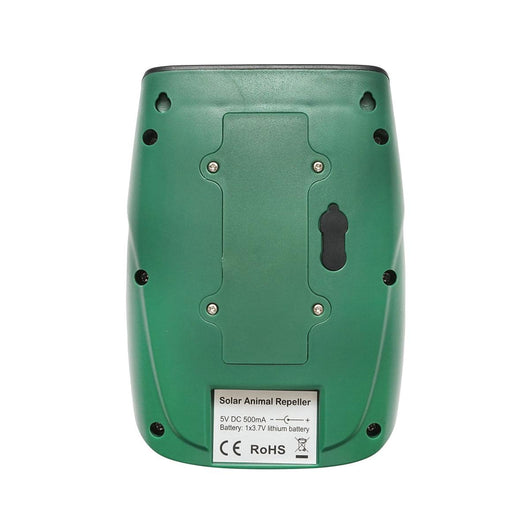 Repellente energia solare con sensore di movimento, ultrasuoni e luci per allontanare cani, gatti, volpi e uccelli Disuasore solare Sensore movimento
