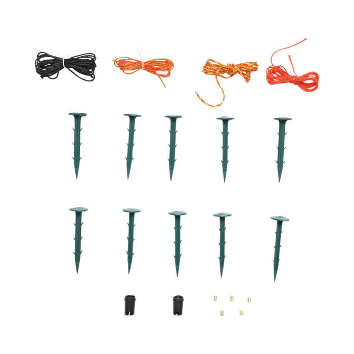 Rete elettrificabile recinto elettrico, rete per recinzioni elettriche Lunghezza 50 mt., Altezza 108 cm, 2 punte, Breckner Germany