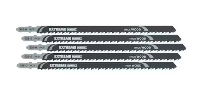 Dewalt dt2167-qz lama per seghetto hcs mm.180 confezione da 5pz.