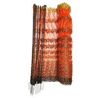 Rete per recinzione elettrica 120cmx30m con piede doppio, resistenza 0.2 Ohm/m, Breckner Germany.