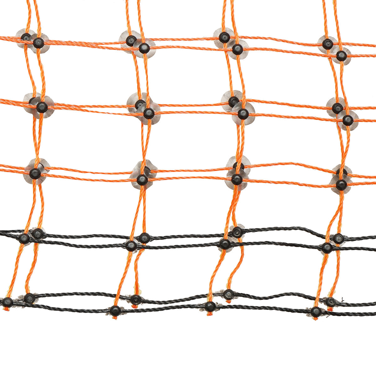 Rete per recinzione elettrica 120cmx30m con piede doppio, resistenza 0.2 Ohm/m, Breckner Germany.