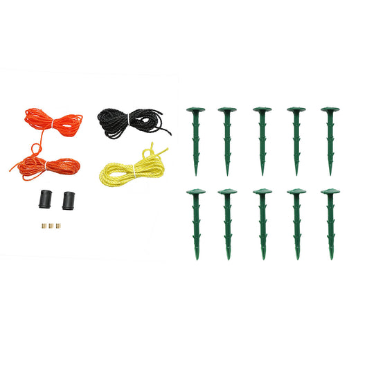 Rete per recinzione elettrica 120cmx50m con piede doppio, resistenza 0.2 Ohm/m, Breckner Germany