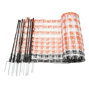 Rete per recinzione elettrica 60cmx30m con piede doppio, resistenza 1.6 Ohm/m, Breckner Germany