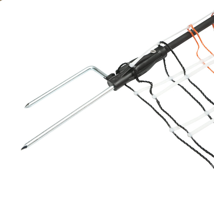 Rete per recinzione elettrica 60cmx30m con piede doppio, resistenza 1.6 Ohm/m, Breckner Germany