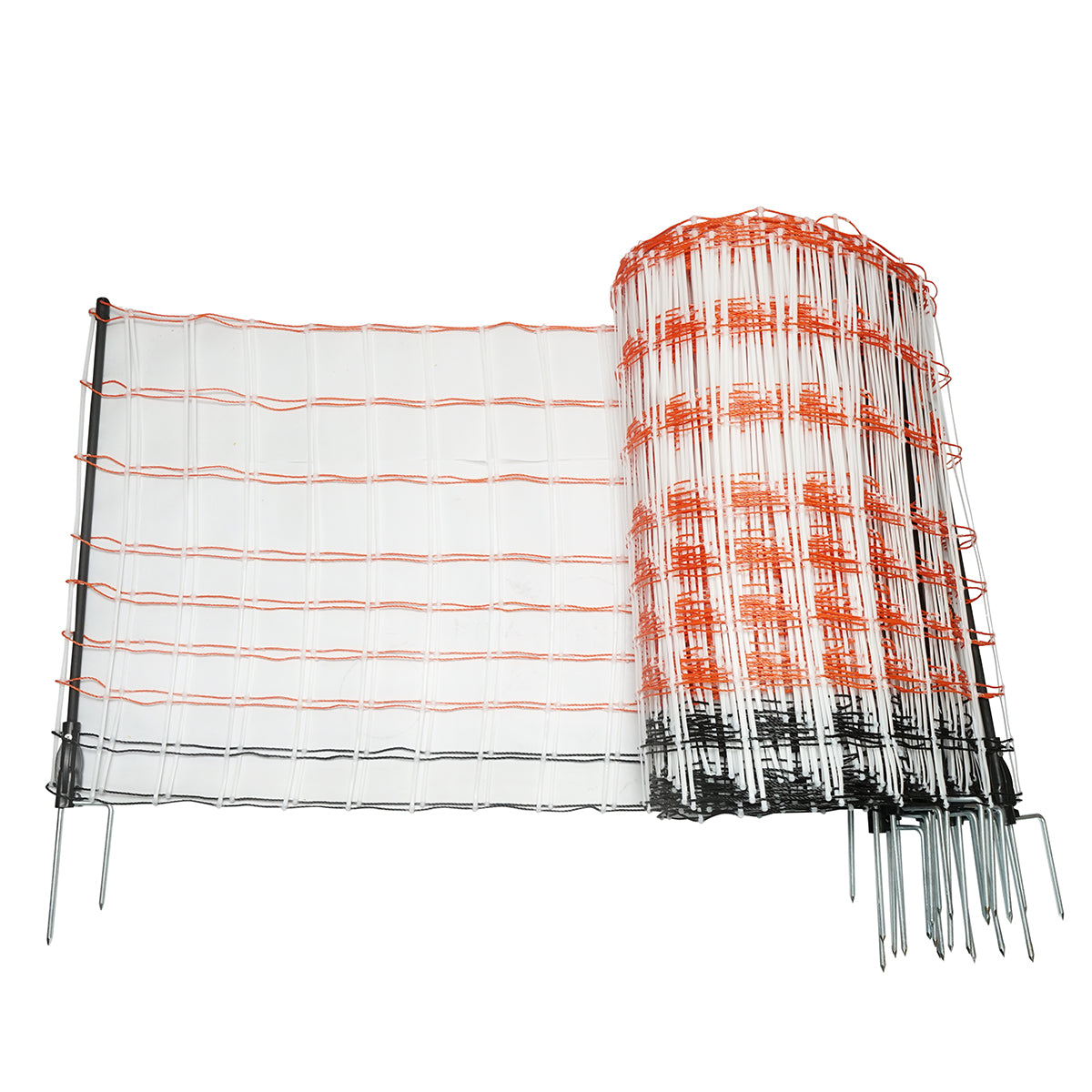 Rete per recinzione elettrica 60cmx50m con piede doppio, resistenza 1.6 Ohm/m, Breckner Germany.