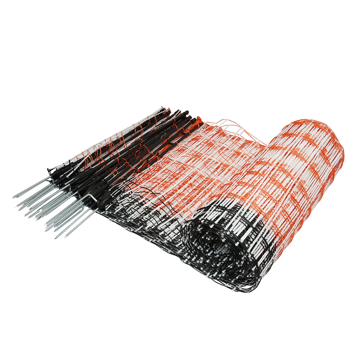 Rete per recinzione elettrica 60cmx50m con piede doppio, resistenza 1.6 Ohm/m, Breckner Germany.