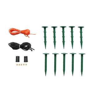 Rete per recinzione elettrica 60cmx50m con piede doppio, resistenza 1.6 Ohm/m, Breckner Germany.