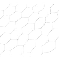 Rete per recinzione, L20m, H100cm, intrecciata, zincata con maglie da 75mm, per recinzioni.